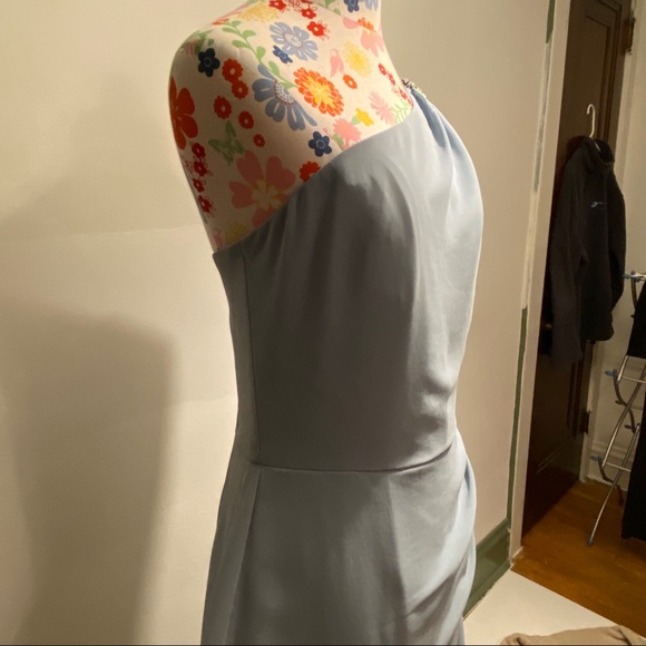 After Six One Shoulder Gown with Rhinestone Detail - Picture 7 of 7